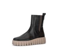 Stiefelette GABOR "Gabor Stiefelette Leder/Textil", Damen, Gr. 38,5, schwarz, Leder, Textil, Schuhe Stiefelette (73043503-38,5) schwarz
