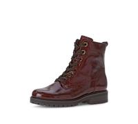 Gabor Damenschuhe Schnürstiefeletten burgund (Mic/gold) gold) - Gr. - 6 UK