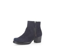 Gabor Stiefelette Comfort Damen Veloursleder Dunkelblau Warmfutter Größe 38,5
