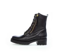 Gabor Damenschuhe Schnürstiefeletten schw(Flausch/gold) gold) - Gr. - 5 UK