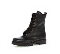 Gabor Damenschuhe Schnürstiefeletten schwarz (Flausch) schwarz (Flausch) - Gr. - 5.5 UK