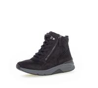 Gabor Damenschuhe Schnürstiefeletten schwarz (Flausch) schwarz (Flausch) - Gr. - 5.5 UK