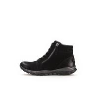 Gabor Damen Schnürstiefelette ROLLINGSOFT 36.868.47 – Wechselfußbett – schwarz (Mel.) Größe 38