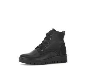 Gabor Damenschuhe Schnürstiefeletten schwarz (Mel.) schwarz (Mel.) - Gr. - 5 UK