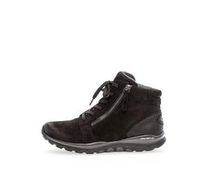 Gabor Damenschuhe Schnürstiefeletten schwarz (Mel.) schwarz (Mel.) - Gr. - 6 UK