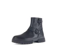 Gabor Damenschuhe Schnürstiefeletten schwarz (Mel./uni) schwarz (Mel. - Gr. - 6 UK