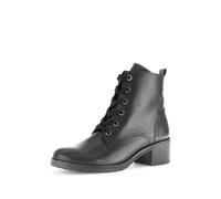 Gabor Damen Schnürstiefeletten, Frauen Stiefeletten,Moderate Mehrweite (G),Stiefel,Bootee,Booties,halbstiefel,schwarz (Micro),37.5 EU / 4.5 UK