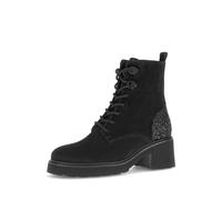 Gabor Damenschuhe Schnürstiefeletten schwarz (Micro) schwarz (Micro) - Gr. - 8 UK