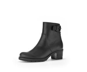 Gabor Damenschuhe Schnürstiefeletten schwarz(Micro/uni) schwarz(Micro - Gr. - 5 UK