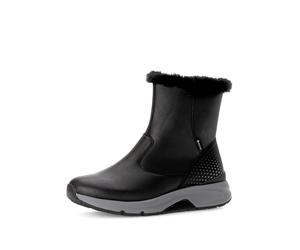 Gabor Damenschuhe Schnürstiefeletten schwarz (Warmf.) schwarz (Warmf.) - Gr. - 7 UK