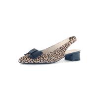 Gabor Damenschuhe Sling natur/schwarz natur/schwarz - Gr. - 37.5 EU | 4.5 UK