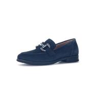 Gabor Schuhe Slipper blau Velour G-Weite 32.422.46 - Größe 40