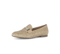 Gabor Damen Slipper, Frauen Slipper, Mokassins,Leder-Sohle,Cherry,Merlot,Sport-Dynamic,g-Weite,glatt-Leder,antikrosa,Sand/steppa,42.5 EU / 8.5 UK
