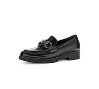 Gabor Damen Slipper, Frauen Slip On,Best Fitting,Schlupfschuhe,schluepfschuhe,College Schuhe,Businessschuhe,schwarz(Altsilber),38.5 EU / 5.5 UK