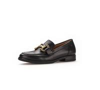Gabor Damenschuhe Slipper / Trotteur schwarz (dk-gold) schwarz (dk-gold) - Gr. - 6.5 UK
