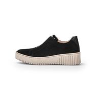 Gabor Damen Low-Top Sneaker, Frauen Halbschuhe,Wechselfußbett,Best Fitting,sportlich,straßenschuhe,Strassenschuhe,schwarz (dust),39 EU / 6 UK