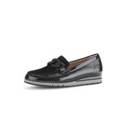 Gabor Damenschuhe Slipper / Trotteur schwarz (uni+lack) schwarz (uni - Gr. - 7 UK