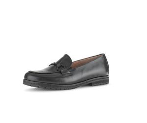 Gabor Damenschuhe Slipper / Trotteur schwarz (uni lack) schwarz (uni lack) - Gr. - 4 UK