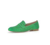 Gabor Damen-Slipper-Trotteur Verde Grün Größe 40 EU – glatter Boden/Absatz-Keil bis 25 mm