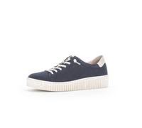 Gabor Damenschuhe Sneaker low blue/leinen blue/leinen - Gr. - 8.5 UK