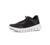 Gabor Sneaker Low 83.250.47 Materialmix Lederimitat Schwarz Damen Größe 40 EU / 6,5 UK