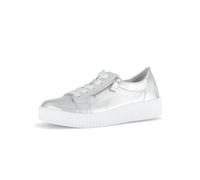 Gabor Damenschuhe Sneaker low silber silber - Gr. - 7.5 UK