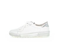 Gabor Damenschuhe Sneaker low weiss/silber weiss/silber - Gr. - 7.5 UK