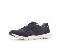 Pius Gabor Herren Sneaker Low,Halbschuhe,Wechselfußbett,zertifiziertes Leder,schnürschuhe,Business,Freizeit,straßenschuhe,Denim,43 EU / 9 UK