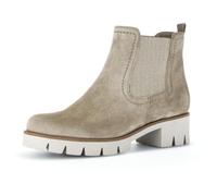 Gabor Stiefelette Dreamvelour Damen Beige flach Größe 41 EU / 7,5 UK