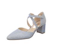 Gabor - Effect metallic aquamarin silber - Gr. - 6 UK