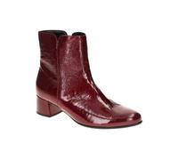 Gabor elegante Stiefelette bordo rot Lack 75.680.95 - Größe 43