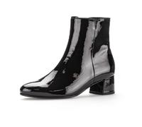 Stiefelette GABOR "Gabor Stiefelette Leder", Damen, Gr. 40, schwarz (schwarz lack), Leder, Schuhe Stiefelette (96040514-40) schwarz lack