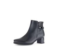 Gabor - elegante Stiefeletten Glattleder schwarz schwarz - Gr. - 7 UK