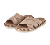 Gabor Espadrille-Pantoletten Braun - Gr. 36 - Synthetik Material