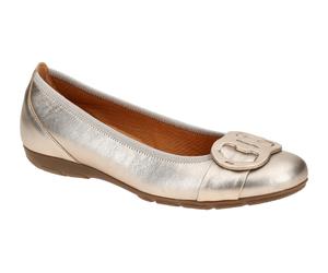 Gabor Fashion Ballerina grau metallic 84.163.62 - Größe 40