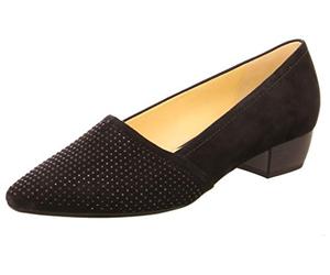 Gabor Fashion Damenschuhe 45.134.17 Damen Pumps Ballerinas Leder (Wildleder) Schwarz (schwarz), EU 35.5