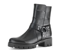 Bikerboots GABOR, Damen, Gr. 40, schwarz, Kalbsleder, unifarben, modisch, Schuhe, Blockabsatz, Stiefelette, Boots mit Best Fitting-Ausstattung (84527206-40) schwarz