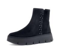 Gabor Damen Plateaustiefeletten, Frauen Stiefeletten,Best Fitting,uebergangsstiefel,plateauabsatz,flach,Boots,Stiefel,schwarz,42 EU / 8 UK