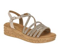 Gabor Fashion Plateau Sandalen gold Strass 84.555.82 - Größe 38.5