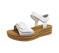 Gabor Fashion Plateau Sandalen weiß Nappa 64.553.21 für Damen, weiß, Größe 39 EU / 6 UK