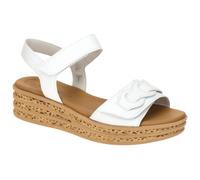 Gabor Fashion Plateau Sandalen weiß Nappa 64.553.21 - Größe 44