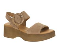 Gabor Fashion Plateau Sandalette braun Velour 84.520.18 - Größe 35.5