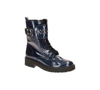 Gabor Fashion Plateau Stiefel blau Lack 71.781.96 - Größe 44