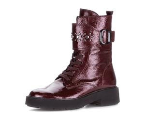 Gabor Fashion Plateau Stiefel rot bordo Lack 71.781.95 für Damen, rot, Größe 35 EU / 2,5 UK