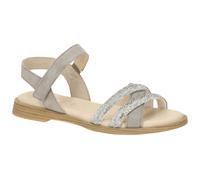 Gabor 85.501.12 grau - Riemchen Sandale für Damen - Größe 42