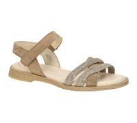 Riemchensandale GABOR "Riemchensandale", Damen, Gr. 37,5, beige, Schuhe Riemchensandale (39381459-37,5) beige