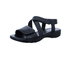 Gabor Fashion Sandale schwarz Kreuz-Riemen 44.800.27 für Damen, schwarz, Größe 37 ½ EU / 4,5 UK
