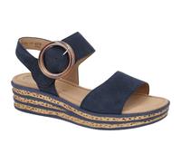 Gabor Fashion Sandalen blau Nubuck 84.550.16 - Größe 38.5