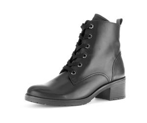 Gabor Fashion Schnür Stiefelette schwarz 72.816.57 für Damen, schwarz, Größe 38 EU / 5 UK