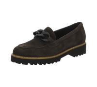 Gabor Fashion Schuhe Slipper braun Velour 75.240.38 für Damen, braun, Größe 40 ½ EU / 7 UK